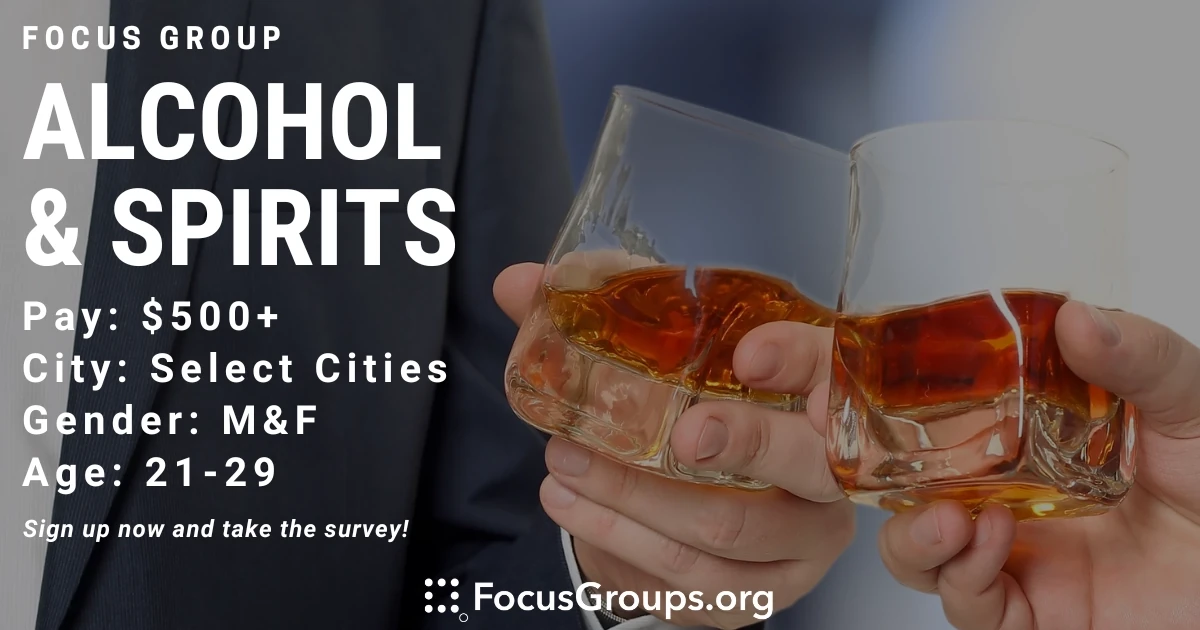 Focus Group on Alcohol & Spirits