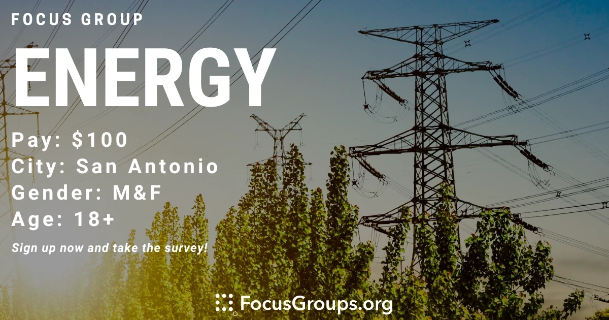 Focus Group on Energy in San Antonio
