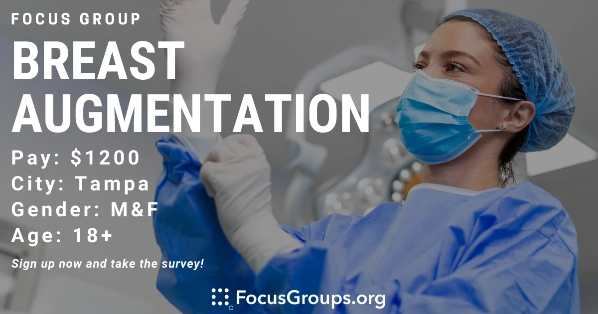 Focus Group for Plastic Surgeons on Breast Augmentation Procedures in