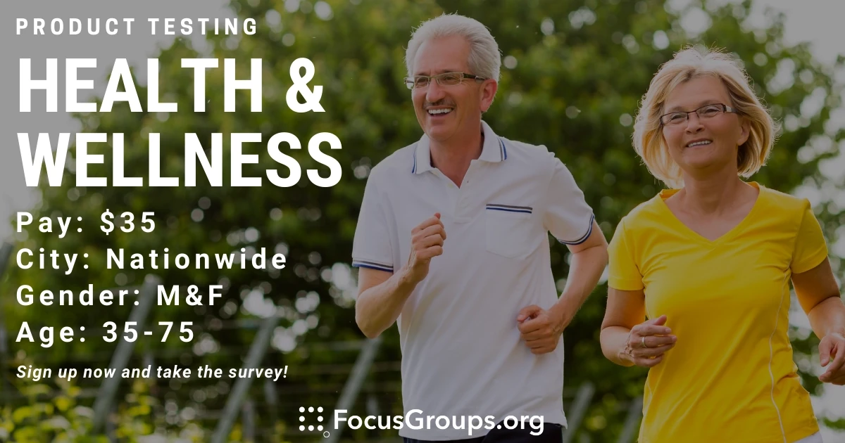 Product Test on Health & Wellness