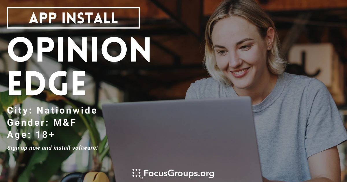 Opinion Edge Research for Desktop Users App Install
