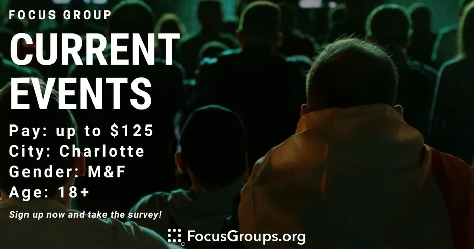 Focus Group on Current Events in Charlotte - FocusGroups.org