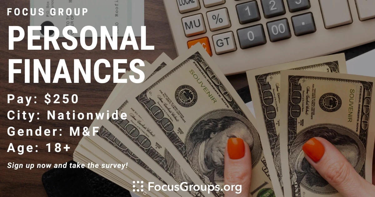 Focus Group on Personal Finances - FocusGroups.org
