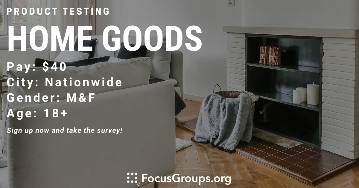 Product Test on Home Goods
